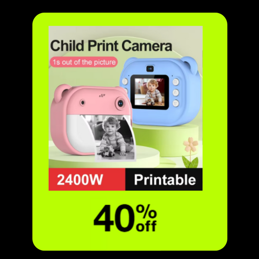 Kids Camera Instant Print, Camera for Kids with Printable Photos.