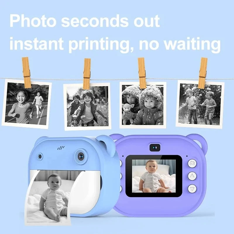 Kids Camera Instant Print, Camera for Kids with Printable Photos.