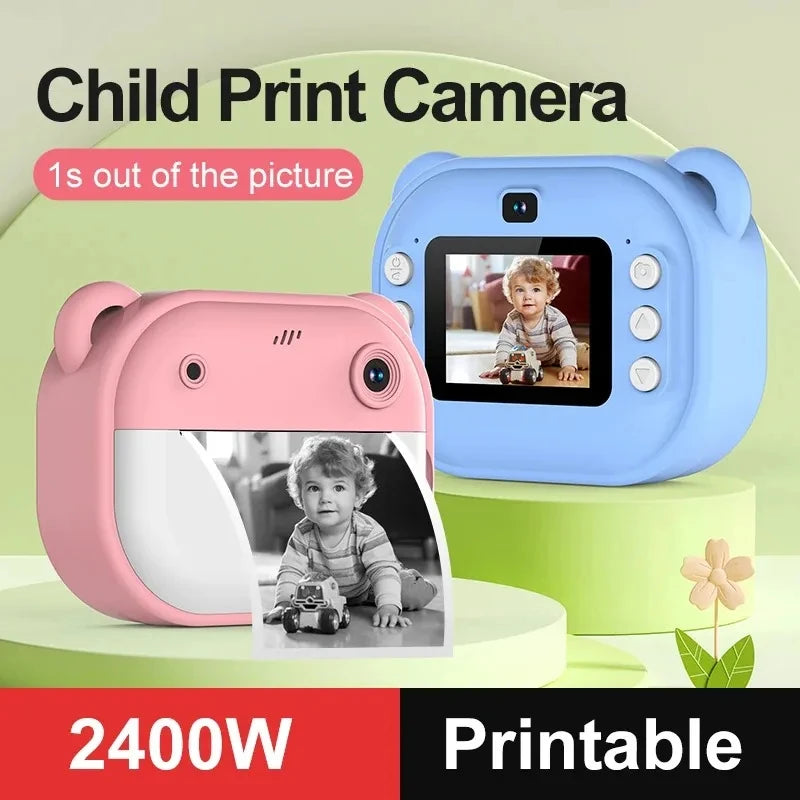 Kids Camera Instant Print, Camera for Kids with Printable Photos.